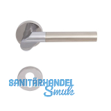 SOLIDO Dr�ckergarnitur SEVILLA - auf Rosette PZ, verchromt/vernickelt matt