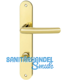 MARCHESI Dr�ckergarnitur PRAG - auf Schild WC 90, rechts, messingf�rbig PVD