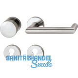 SOLIDO FH-Wechselgarnitur SYLT - auf Rosette PZ, 35 - 45, Edelstahl matt