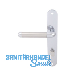 MARCHESI Dr�ckergarnitur MONACO - Schild WC 90, links, verchromt/vernickelt matt