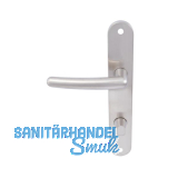 MARCHESI Dr�ckergarnitur PRAG - auf Schild WC 90, links, vernickelt matt