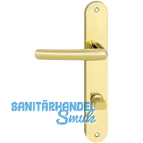 MARCHESI Dr�ckergarnitur PRAG - auf Schild WC 90, links, messingf�rbig PVD