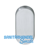 Blindrosette BL, 70 x 33 x 7 mm, Edelstahl rostfrei