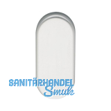 Blindrosette BL, 70 x 33 x 7 mm, Aluminium silber eloxiert