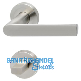 SOLIDO Dr�ckergarnitur DOVER - auf Rosette WC, 38 - 45, Edelstahl matt FH