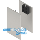 SOLIDO 100/HELM Abdeckkappen-Set Technikblende Abstandsprofil 15 Edelstahl