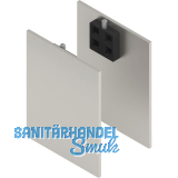 SOLIDO 100/HELM Abdeckkappen-Set Technikblende 2x Abstandsprofil 15 Edelstahl