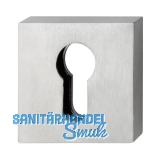 MARCHESI Zylinderrosette au�en eckig 52 x 52 x 12, ohne Kzs., Edelst. matt