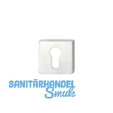 SOLIDO Zylinderrosette innen, eckig 52 x 52 x 10, ohne Kzs., Edelst. matt