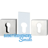 SOLIDO SH-Rosettenpaar eckig, RC2, PZ, ohne Kernziehschutz, I-10mm A-12mm ER