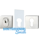 SOLIDO SH-Rosettenpaar eckig, RC2, PZ, mit Kernziehschutz, I-10mm A-15mm ER