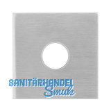 SOLIDO Dr�ckerrosette flach eckig, Edelstahl matt