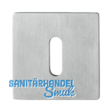 SOLIDO Schl�sselrosette BB flach eckig, Edelstahl matt