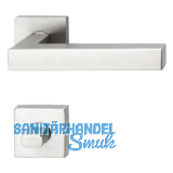 SOLIDO Dr�ckergarnitur MALM� - auf Rosette WC, 38 - 45, Edelstahl matt FH