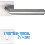 SOLIDO Dr�ckergarnitur NORWEGEN - auf Flachrosette, eckig BB, Edelstahl matt