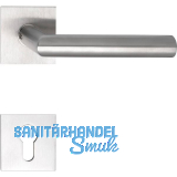 SOLIDO Dr�ckergarnitur NORWEGEN - auf Flachrosette, eckig PZ, Edelstahl matt