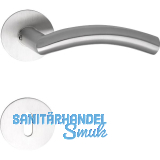 SOLIDO Dr�ckergarnitur OSLO - auf Flachrosette, rund BB, Edelstahl matt