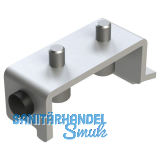 SOLIDO Stangenschloss Schlie�platte Silent Stop, verstellbar, Stahl verzinkt