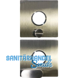 SOLIDO Solo Dr�ckerrosette - eckig, innen Sperrknopf, au�en Not�ffner