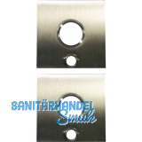 SOLIDO Solo Dr�ckerrosette - eckig, innen und au�en m. �ffnung f. Schl�ssel