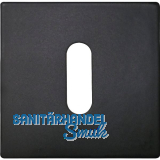 SOLIDO Schl�sselrosette BB flach eckig, Edelstahl schwarz matt