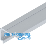 SOLIDO 100/HELM Montageschiene f�r Verblendung auf Ma� silber eloxiert