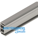 SOLIDO 100/HELM Abstandsprofil 15 mm auf Ma� L=6000 mm Edelstahl-Effekt