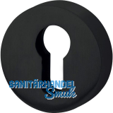 SOLIDO Zylinderrosette innen, rund, � 52 x 10, ohne Kernziehschutz, schwarz