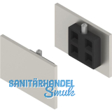 SOLIDO 100/HELM Abdeckkappen-Set Blende ME mit Abstandsprofil 15 Edelstahl