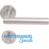 SOLIDO Dr�ckergarnitur NORWEGEN DIN - auf Rosette WC, 38 - 45, Edelstahl matt