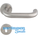 SOLIDO Dr�ckergarnitur TALIN DIN - auf Rosette BB, 38 - 45, Edelstahl matt