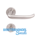 SOLIDO Dr�ckergarnitur BELFAST DIN - auf Rosette WC, 38 - 45, Edelstahl matt