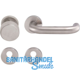 SOLIDO Wechselgarnitur TALIN DIN - auf Rosette PZ, 38 - 45, Edelstahl matt