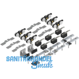 SOLIDO 100 Teleskopbeschlagset 3-fl�gelig Holz ohne Laufschiene