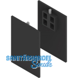 SOLIDO 100/HELM Abdeckkappen-Set Blende H/G beidseitig Deckenmontage schwarz