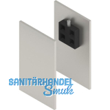 SOLIDO 100/HELM Abdeckkappen-Set Montageschiene/Blende H/G Edelstahl