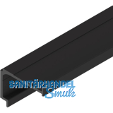 SOLIDO 100/HELM Montageschiene f�r Verblendung auf Ma� schwarz matt