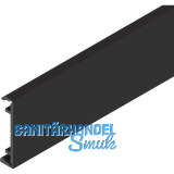 SOLIDO 100/HELM Klipsblende ME minimale Einbauh�he schwarz matt L=6000 mm