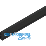 SOLIDO 100/HELM Abstandsprofil 9 mm auf Ma� L=6000 mm schwarz matt