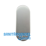 GRUNDMANN Blindrosette BL, oval, verdeckt geschr., 30x72x8mm, silber eloxiert