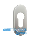 GRUNDMANN Zylinderrosette PZ, GEOS, 30 x 72 x 8, Alu silber elox