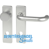 FH-Wechselgarnitur GEOS 1754/D52K FH m. Kurzschild PZ88, silber elox