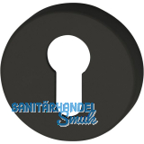 HEWI Zylinderrosette 306.23 FS tiefschwarz