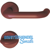 Dr�ckergarnitur 111.20 R - auf Rosette WC, 38 - 48, rubinrot