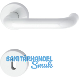 Dr�ckergarnitur 111.23 R - auf Rosette BB, 38 - 48, reinwei�