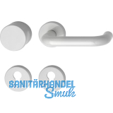 Wechselgarnitur 111.23 R/122.23 - auf Rosette PZ lichtgrau