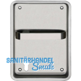 Turnhallenmuschel, 170 x 240 mm, rechts, PZ 88 mm, VK 8 mm, Edelstahl matt