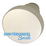 Knopfdr�ckerlochteil Flachform, � 45 mm, Aluminium neusilber eloxiert