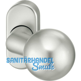FSB T�rknopf 07 0846 - auf Rosette, � 50 mm verkr�pft drehbar, silber eloxiert