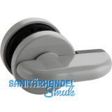 Trennwandverriegelung mit �berwurfriegel, grau